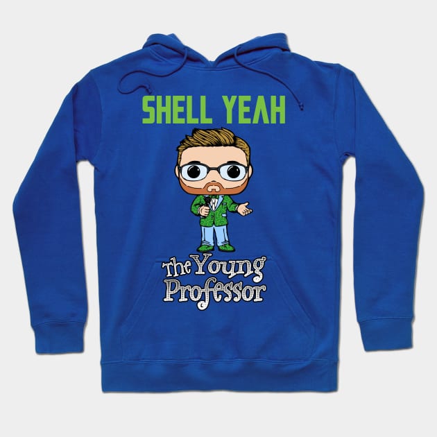 Yo Pro Shell Yeah Green Hoodie by The Young Professor